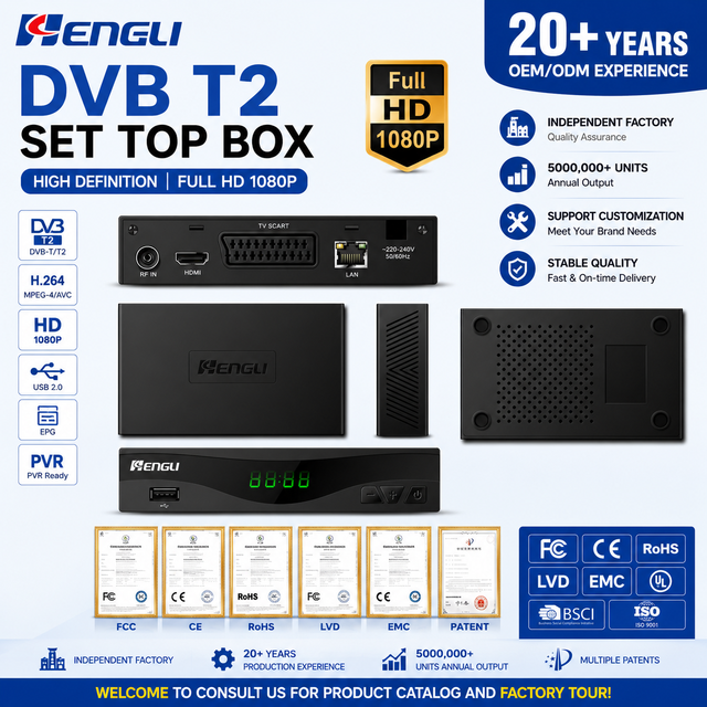 Free to Air Dual Core Smart DVB T2 Set Top Box Full HD 1080p H264/MPEG4 Dekoder DVB T2 with WiFi 802.11n 2.4GHz Dvb-t2 Tv Box