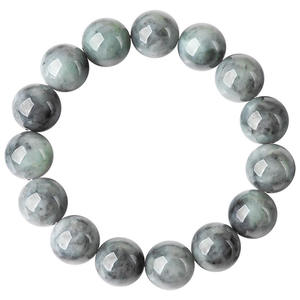 Bracelet en jade noir naturel authentique, pour hommes et femmes, vente en gros de jade général SL135 - Product Image 5