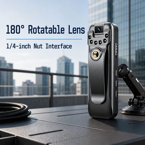 Enregistreur audio extérieur magnétique haute définition 1080P avec vision nocturne, WiFi, zoom optique 10x-20x, CMOS grand angle <span class=keywords><strong>90</strong></span>°, détection de mouvement, JPEG, carte TF 32 Go - Product Image 2