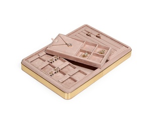 SL Wholesale Jewelry <strong>Display</strong> Organizer New Material Stackable Tray for <strong>Ring</strong> Necklace Earrings Bracelet <strong>Display</strong> Jewelry Container - Product Image 4