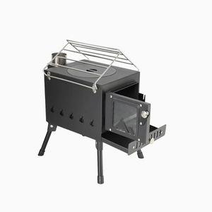 Estufa <span class=keywords><strong>de</strong></span> <span class=keywords><strong>Leña</strong></span> Portátil <span class=keywords><strong>de</strong></span> Acero Inoxidable y Acero al Carbono, Plegable, para Camping en Todas las Estaciones - Product Image 6