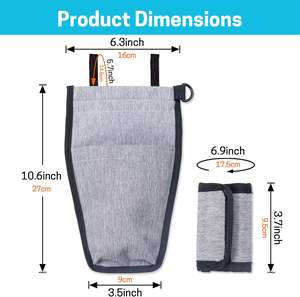 Échantillon gratuit Sac de canne de marche léger et portable, facile à transporter, personnalisé, accessoires de rangement, pochette durable pour béquille - Product Image 2