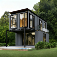 GAAS Prix Abordable Villa Pliante Préfabriquée 20ft 40ft Maison Modulaire Mobile Extensible Bureau Hôtel Maison Conteneur Préfabriquée