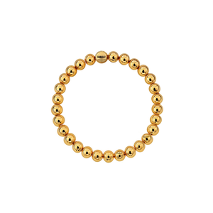Fashion <b>Beaded</b> <b>Bracelets</b> 316L Stainless Steel PVD Gold Plating Sustainable Resistant Jewelry for Women <b>Men</b> - Product Image 2