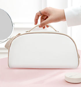 תא רוכסן כפול תיק קוסמטי נשים קיבולת גדולה נסיעות ילקוט - Product Image 4