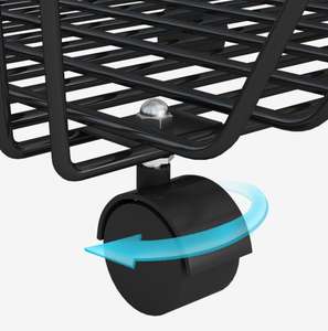 Paniers de rangement rotatifs support empilable panier en métal organisateur de cuisine étagère de rangement Cube fruits légumes organisateur chariot chariot - Product Image 5