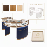 Vitrine de luxe pour bijoux avec design en dôme, éclairage LED, présentoir en acrylique pour bijouterie et centre commercial