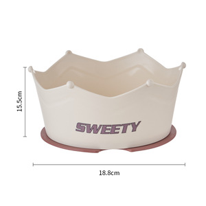 Bol pour chat Sweety Cat, antidérapant, anti-renversement, bol d'alimentation lente pour chats, grande capacité, avec couvercle - Product Image 5