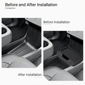 Caja de Almacenamiento Central Trasera para Consola de Coche, Estilo TPE, para Tesla Model Y, Accesorios Estándar - Product Image 6