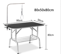 Table de toilettage pour animaux de compagnie, table de beauté pour le bain, cisaille pour chien, cadre fixe, soufflage de cheveux, bureau pliable pour la maison