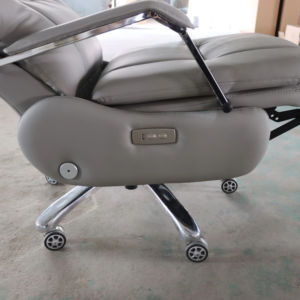 Chaise de bureau à dossier haut avec repose-pieds chaises <span class=keywords><strong>fauteuil</strong></span> ordinateur pivotant luxe patron exécutif chaises de bureau en cuir - Product Image 2