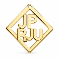 Plaque en aluminium personnalisée avec logo gravé, logo métallique pour sacs à dos avec support adhésif, finition de surface personnalisée, emballage de marque de mode