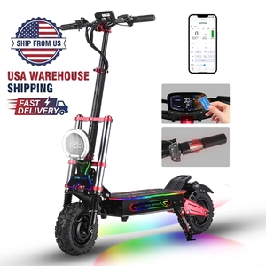 Trottinette électrique tout-terrain pliable pour adulte, 11 pouces, 60V 38Ah, 6000W, 50 MPH, avec carte NFC, en stock entrepôt US - Product Image 5
