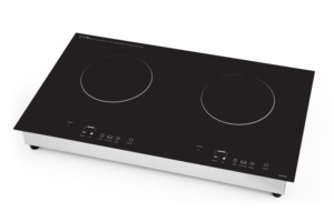 Table de cuisson à induction encastrable 2 feux 2200W+2200W avec contrôle par capteur pour usage domestique - Product Image 5