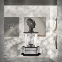 Trophée de football fantastique 19ème anniversaire, coupe en aluminium argenté et noir de 26 pouces, souvenir sportif pour événements