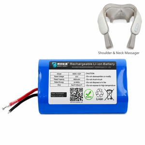 Batterie lithium-ion rechargeable 3,6 V 6900 mAh 1S2P 18650, pack de batteries fourni par l'usine, UN38.3, pour masseur portable - Product Image 1