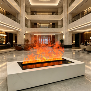 Cheminées à vapeur d'eau intelligentes haut de gamme, flamme réglable à distance, système d'atomisation silencieux et stable pour une utilisation domestique en intérieur - Product Image 4