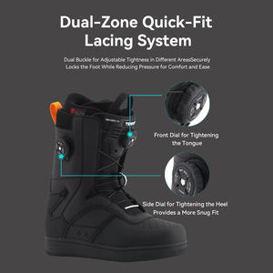 Bottes de snowboard <span class=keywords><strong>TERROR</strong></span> 3.0 |   Système de cadran double SPIN à entrée rapide |   Bottes de ski tout-terrain et de carving extra rigides - Product Image 5