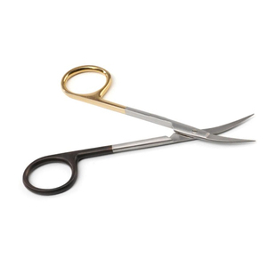 Medical Instruments Oral Surgery Stainless Steel Golden & Black Handle Dental Surgical Straight <b>Gum</b> Scissors - Product Image 4
