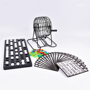 Juego completo de <span class=keywords><strong>bingo</strong></span> | Jaula de metal duradera y 75 bolas | Perfecto para fiestas y reuniones Juegos de beber - Product Image 2