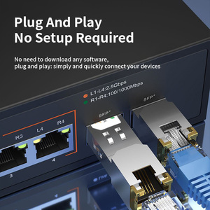 Módulo SFP de Fibra Óptica Gigabit BLIY BLY-SFP-GE-T con Puerto RJ45 - Product Image 4