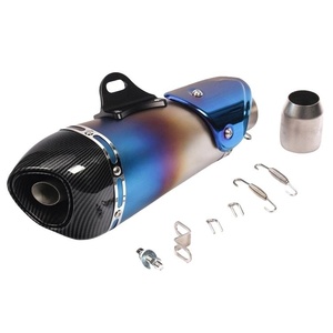 ท่อไอเสียรถจักรยานยนต์ยี่ห้อ Yo Shimura ขนาด 51 มม. รุ่น Universal สำหรับ Hon Da FZ6 R1 ZX6R ZX10 250 Mt15 CBR300 GSXR1000 Nmax Aerox Z400 NINJA250 - Product Image 4