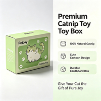 Boîte d'emballage extérieure rigide en PET personnalisée pour le rangement des ensembles de jouets à la menthe pour chatons