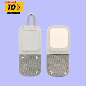 Moniteur audio numérique sans fil 2,4 GHz KT288N, portée de 300 m, avec batterie remplaçable de 1000 mAh et barre lumineuse sonore - Product Image 1