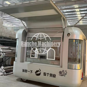 Remolques de Comida Móviles Personalizados de Acero Inoxidable para Café, Helados y Bocadillos, con 2 Años de Garantía - Product Image 1