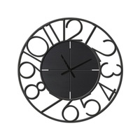 Horloge murale de décoration de chambre à coucher de 60 cm, grande, moderne, créative, en fer, design simple, vente en gros, livraison directe DDP