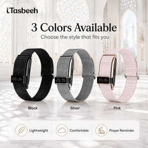 iTasbeeh Smart Bracelet Nylon Band OLED Display Heart Rate Sleep Monitor Activity Tracker Unisex Sports Style - Product Image 4