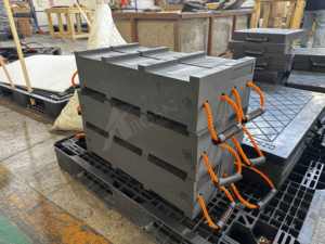 Blocchi antiscivolo ad incastro Cribbing e cuscinetti di Base Stacker materiale PE servizio di taglio personalizzato - Product Image 4