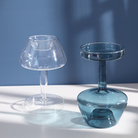 Ins belle style B & B salon table à manger décoration bulle transparente vase hydroponique verre coloré art vase