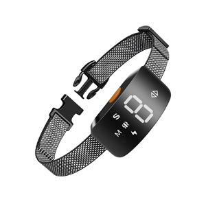 Collar de entrenamiento para perros JiaBei con modos de vibración, descarga eléctrica y sonido, recargable, de nailon, para control de ladridos. - Product Image 6