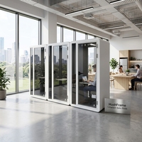 Espace d'étude isolé, unité modulaire silencieuse, 1 personne, pièce acoustique préfabriquée, station d'intimité