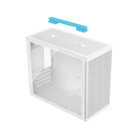 Boîtier de PC portable pour jeux en acier SPCC de 0,8 mm avec verre trempé, poignée intégrée, tour moyenne MATX