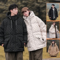 Doudoune d'hiver pour homme, à capuche et épaisse pour plus de chaleur, doudoune pour couple homme et femme, manteau chaud pour la randonnée