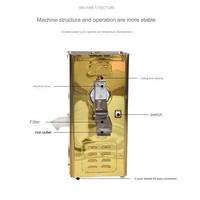 Moulin à riz portable de type armoire en acier inoxydable, petit processeur de céréales avec fonction de décorticage, capacité de 200 kg/h