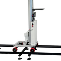 Mesin Printer Dinding Mini Ringan 30KG XP600 I1600 I3200 Printhead Opsional untuk Seni Mural Vertikal Dalam dan Luar Ruangan