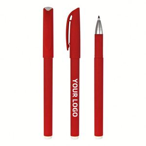Bolígrafo Personalizado con Logotipo, Tacto Suave, Tinta Multicolor, Acabado de Goma Suave, Bolígrafo de Gel con Clic y Punta Fina - Product Image 2