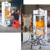Presse hydraulique Anyth Bloc de guillotine de roche Machine à fendre les pierres cubes à alimentation manuelle à quatre lames