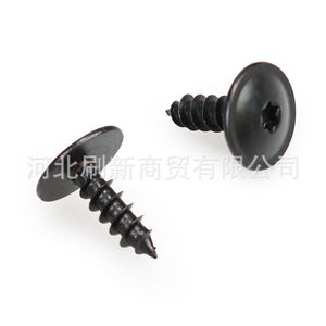 Tornillos autorroscantes Torx negros de 5x16mm para fijación de paneles de puertas de automóviles en plástico - Product Image 1