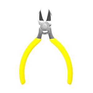 Pince coupante métrique Fangbei en acier inoxydable à haute teneur en carbone, mini, avec poignée en plastique souple, à bec effilé, pour la fabrication de bijoux DIY - Product Image 2