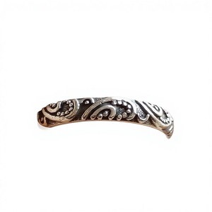 Anillo de Boda Unisex de Plata de Ley con Diseño Floral Vintage, Sin Níquel, Diseño de Ramo Elegante, Superficie Brillante, Anillo Perfecto - Product Image 1