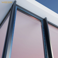 Ventanas Abatibles de Doble Acristalamiento con Marco Estrecho y Aislamiento Térmico Moderno para Hoteles, Nueva Llegada de Wazzor