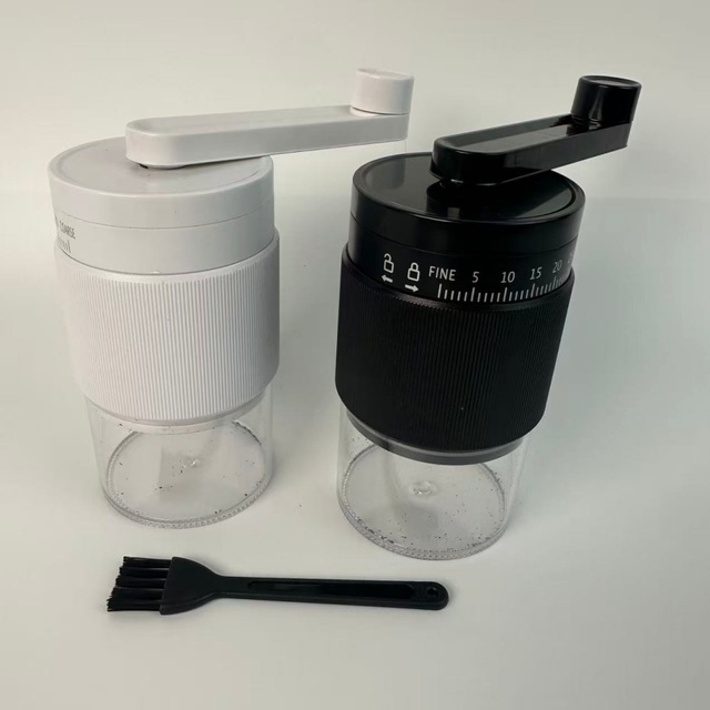 Manual Coffee Bean Grinder Portable Hand Crank Coffee Mill Adjustable Grind for Fresh Coffee Making