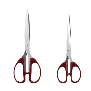 Stainless Steel Office <b>Scissors</b> 8 Inches Straight Blade For Paper Crafting <b>Sewing</b> Household Use - Product Image 3