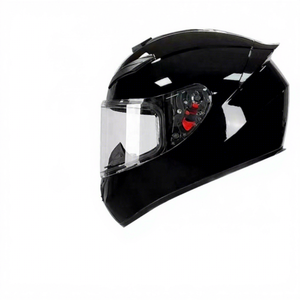 Casque de sécurité intégral pour moto en ABS, certifié 3C/DOT, pour hommes et femmes, hiver, anti-buée, avec sonnette, pour les trajets quotidiens - Product Image 1