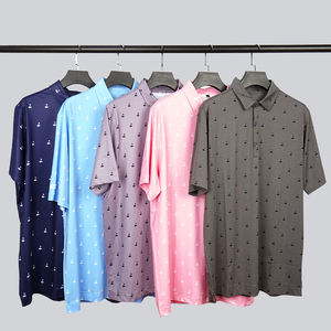 Polos bordados con logotipo personalizado para entrenadores 92 poliéster 8 Spandex diseño personalizado ropa de golf Polo - Product Image 3