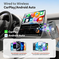 Adaptador Inalámbrico y con Cable para CarPlay y Android Auto, Modelo B12 OLIVER, Compatible con Toyota Land Cruiser Prado